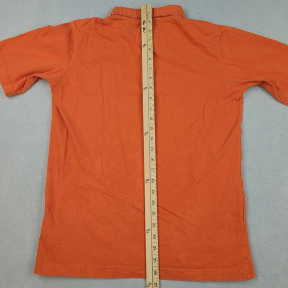 Route 66 Junior Boy's Polo Shirt XL Extra Large (14-16) Orange Skull Print - Picture 10 of 11